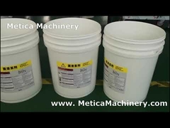 Automatyczna maszyna do etykietowania okrągłych pojemników do wiadra z farbą