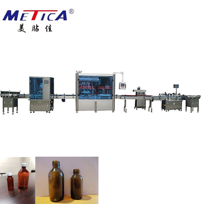100ml-500ml Linia do rozlewania syropu Automatyczna maszyna do butelkowania