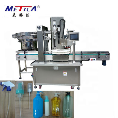 PLC Trigger Spray Capping Machine 1500BPH Maszyna do zamykania nasadek pompy